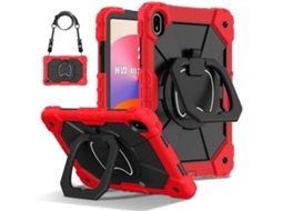 Capa Híbrida De Silicone E Pc Com Robô Em Cores Contrastantes Para Tablet Huawei Matepad Se 11 2024