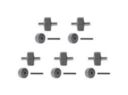 5 Pair Replacement Wheels For SHARK Vacuum Models Nv350 Nv351 Nv355 Nv356e Nv500 Nv501