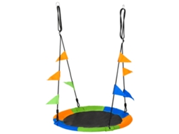 Baloiço de Jardim com Cordas Ajustáveis, Verde e Cinza LAMAISON