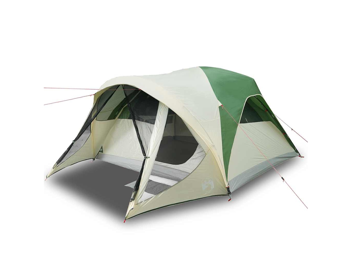 Family Tent, Family Tents Vidaxl Verde Poliéster (n/a)