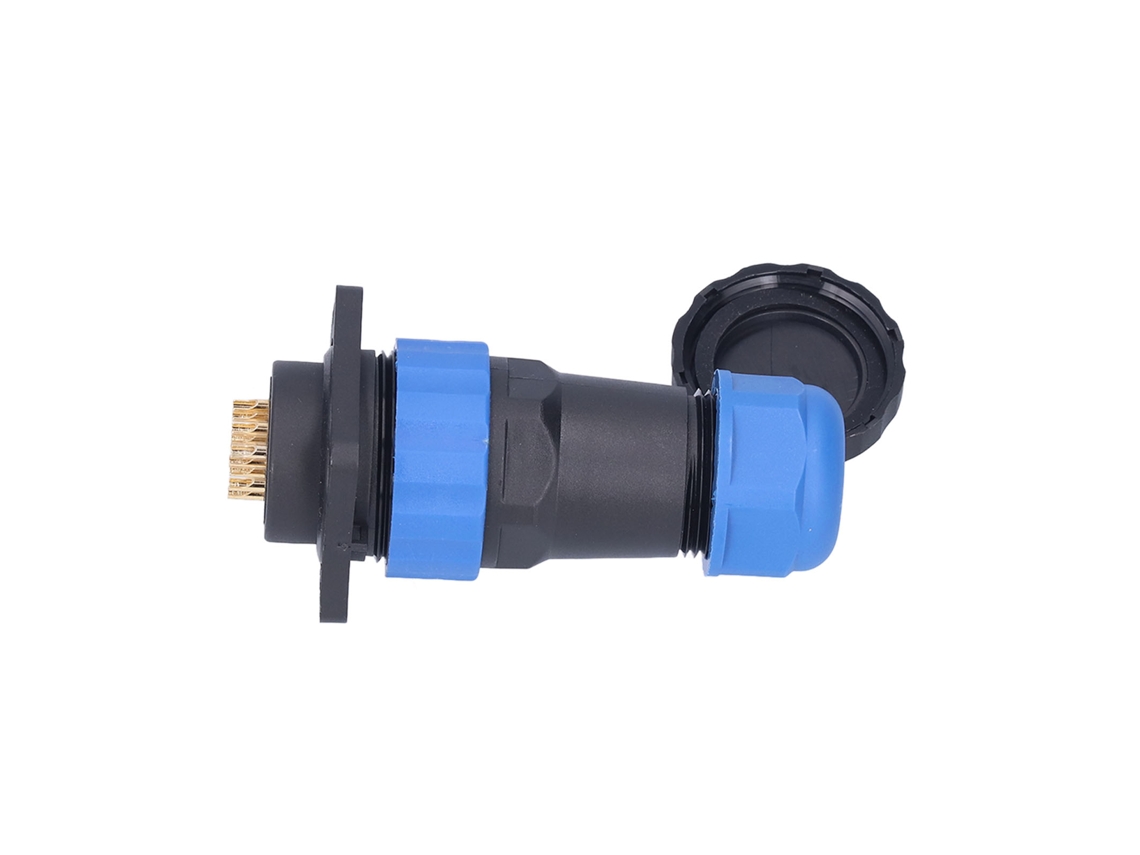 Laxiscreed Conector De Energia Ip68 À Prova D'água, Quadrado, 4 Furos, Compatível Com 380v 10a