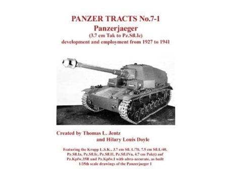 Livro Panzer Tracts No.7-1 Panzerjager de Thomas L Jentz (Inglês)