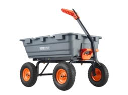 VEVOR Poly Garden Dump Cart Carrinhos e Vagões para Serviços Pesados 6 48 Pés Cúbicos 1200 Libras