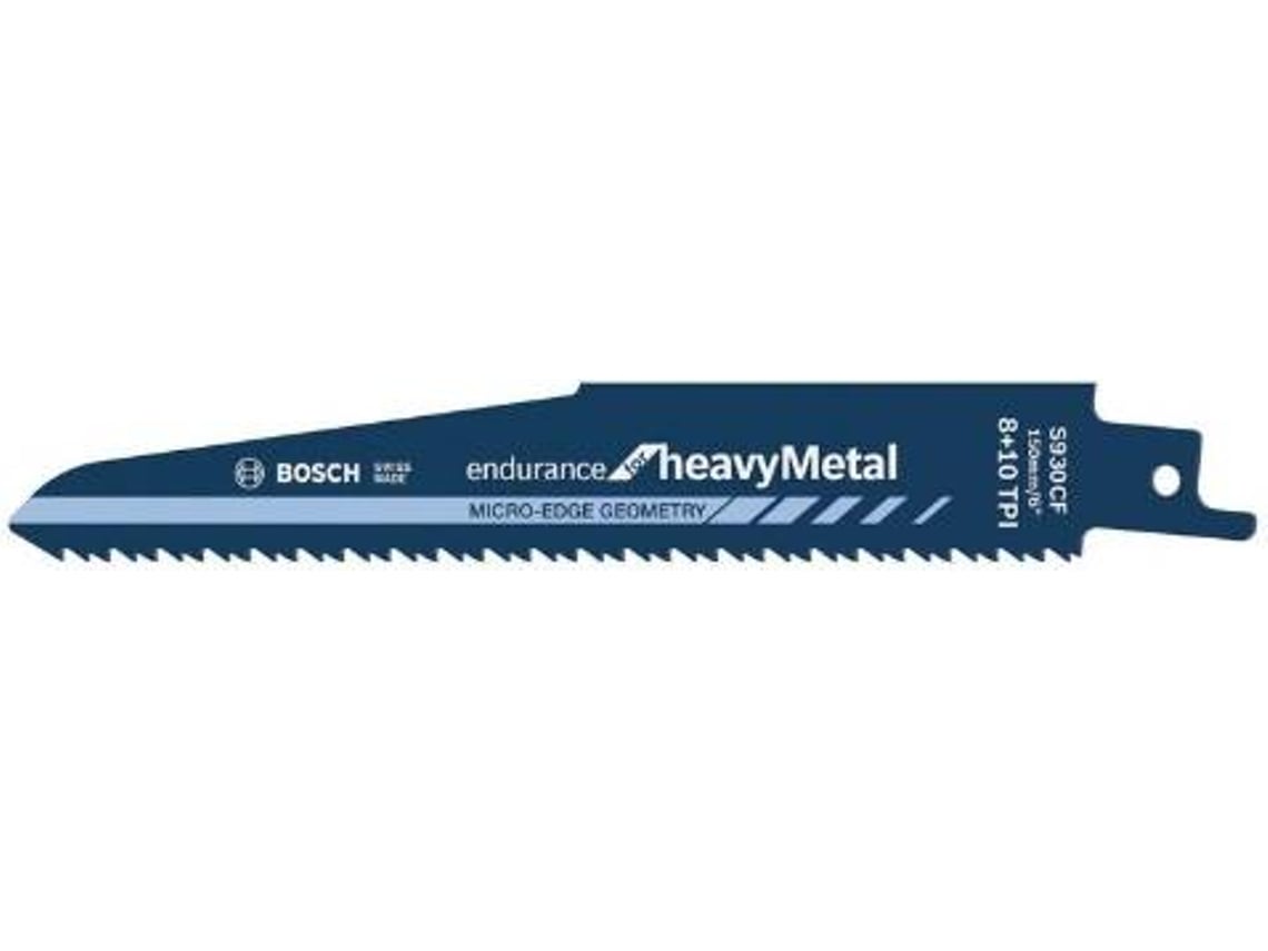 Lâmina de Serrote Elétrico BOSCH S 930 Cf Resistência para Metal Pesado