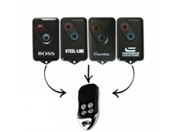 2x Controle Remoto para Porta de Garagem Boss Guardian Steelline 2211l Bht4/bol4/bol6/brd1 Substituição BRILVIBERA