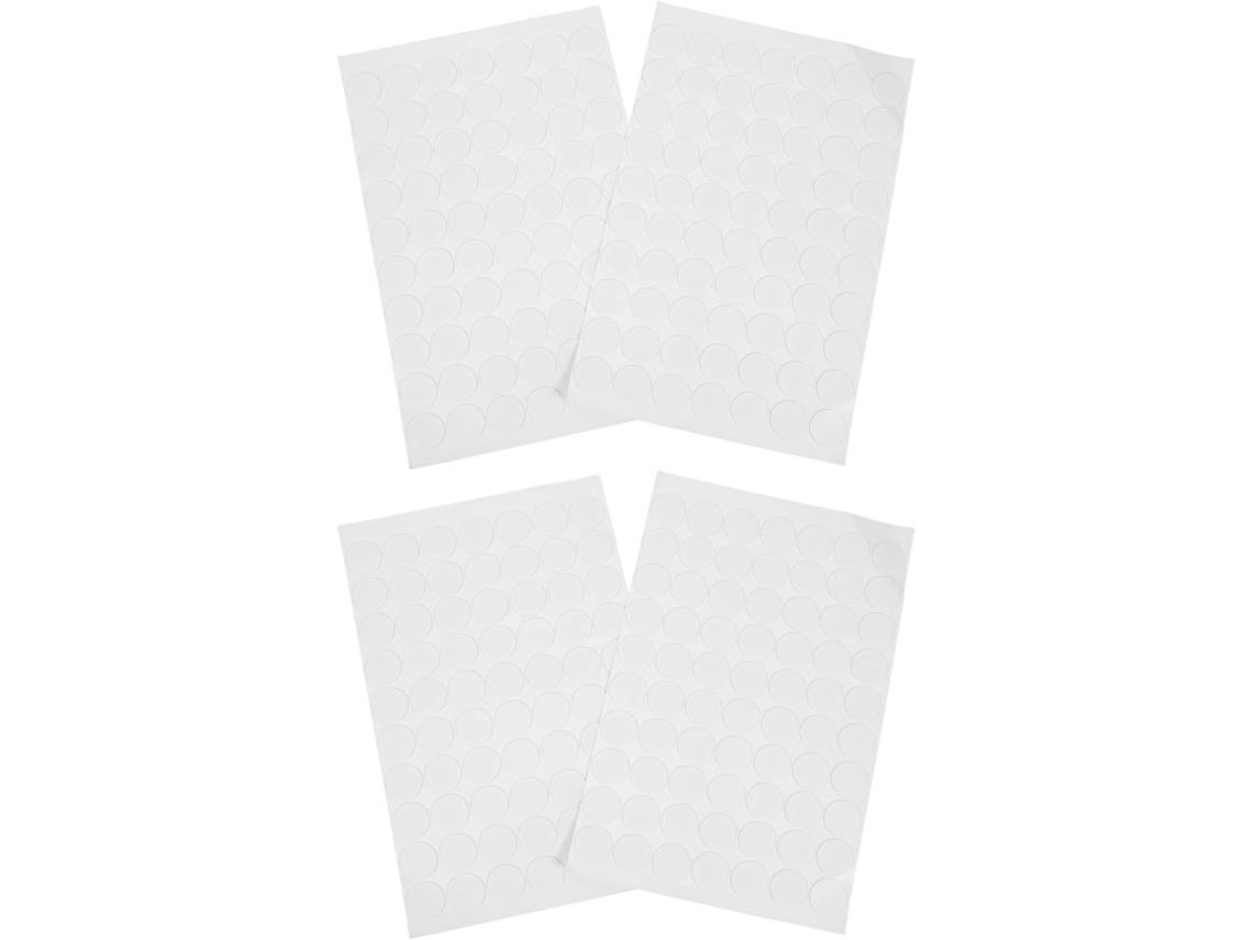 Bestonzon Adesivos Dupla Face Em Pontos, Forte Adesão, Sem Vestígios, Acrílico, 300 Unidades, Redondos, Para Carpetes E