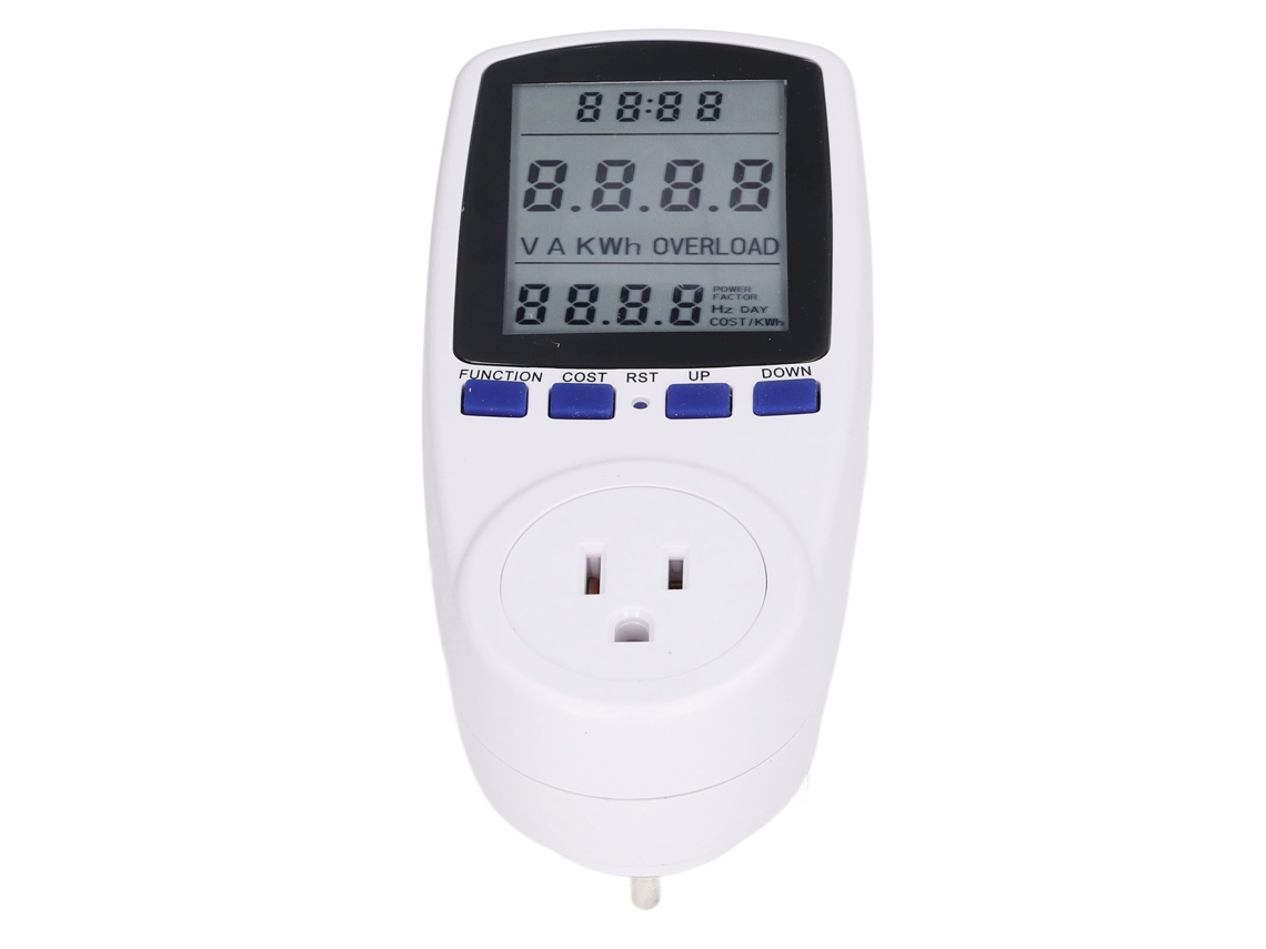 Laxiscreed Plug De Energia Com Medidor E 7 Modos De Exibição Para Casa E Escritório