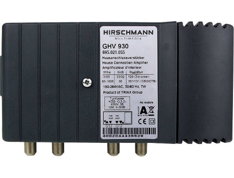 Amplificador de sinal TV HIRSCHMANN GHV 930
