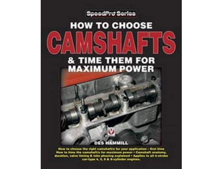 Livro how to choose camshafts & time them for maximum power de des hammill (inglês)