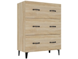Sideboard, Sideboards Vidaxl Marrom Madeira Processada (n/a)