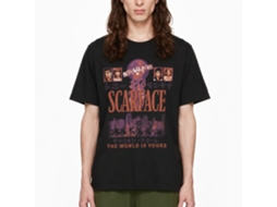 Rockinstone Scarface World Is Yours Poster Style Graphic T-shirt Size:m