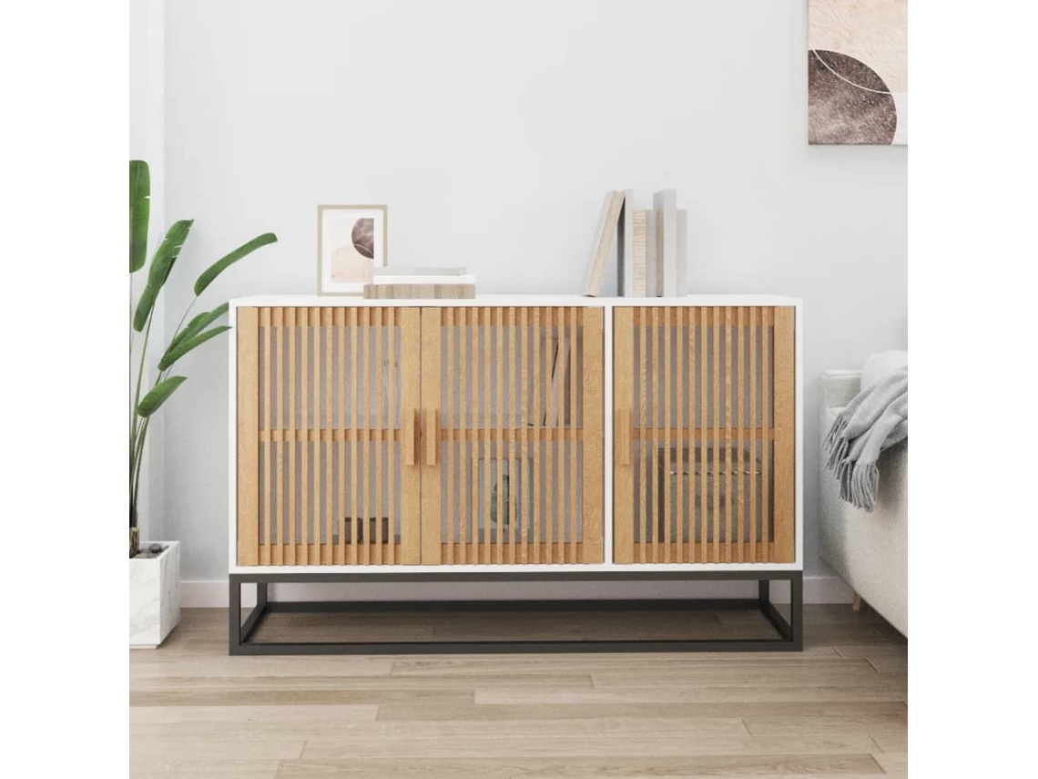 Aparador 105x30x65 cm Derivados de Madera Blanco