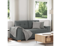 Vidaxl Sofá De Dois Lugares, Cinza Escuro, 180x77x82 Cm, Em Tecido