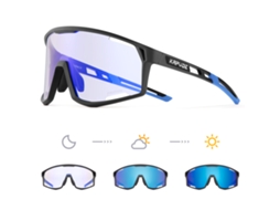 Óculos de Ciclismo MDUG fotocromáticos unissex com lentes translúcidas de poliacrilato e proteção UV400