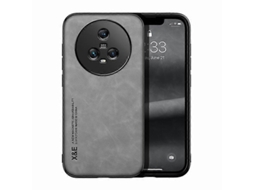 Capa De Celular Em Couro Magnético Com Toque De Pele Lambda Para Honor Magic5 / Magic5 Pro