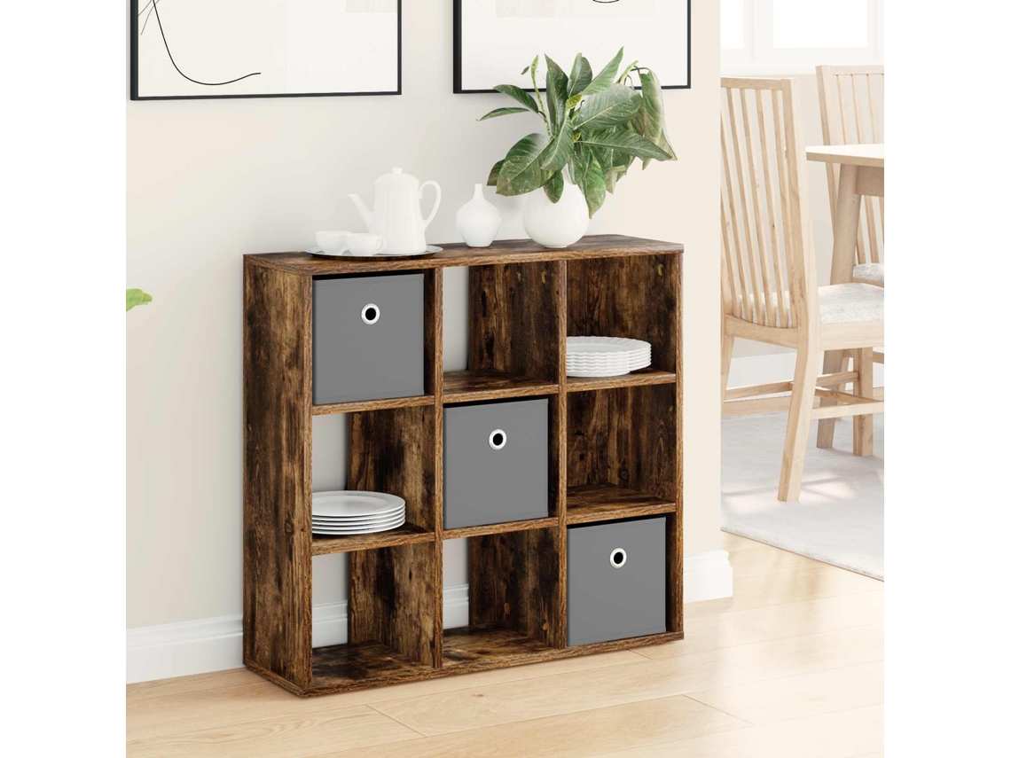 Vidaxl Buffet Carvalho Defumado 73,5 X 24 X 69,5 Cm