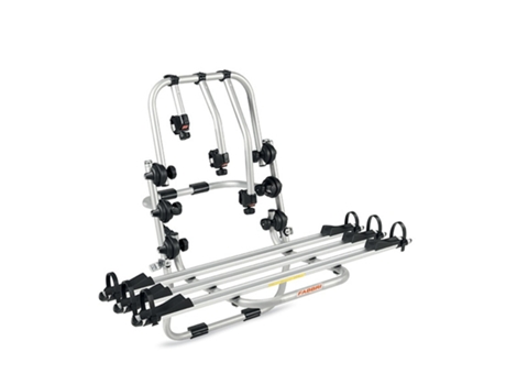 Suporte de bicicleta universal para 3 bicicletas com porta traseira Bici Ok Mtb 75