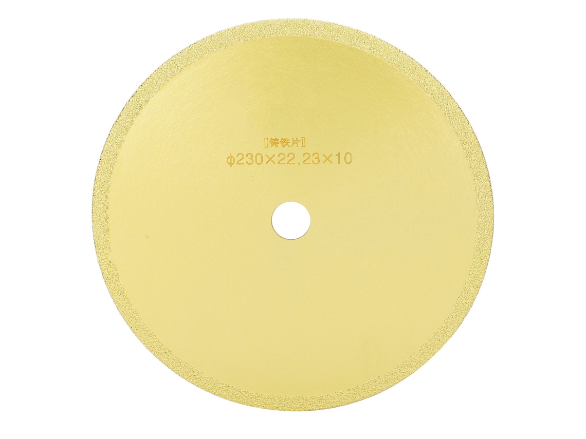 Disco De Sierra Diamante Para Esmeralda Metal Hierro Fundido 230x22.23x10mm