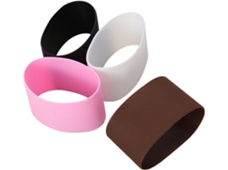 Conjunto De 4 Peças Capas Silicone Reutilizáveis,antiderrapantes E Resistentes Ao Calor Para...