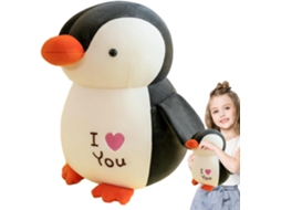 Pinguim De Pelúcia Fofo E Macio - Brinquedo Infantil "eu Te Amo"