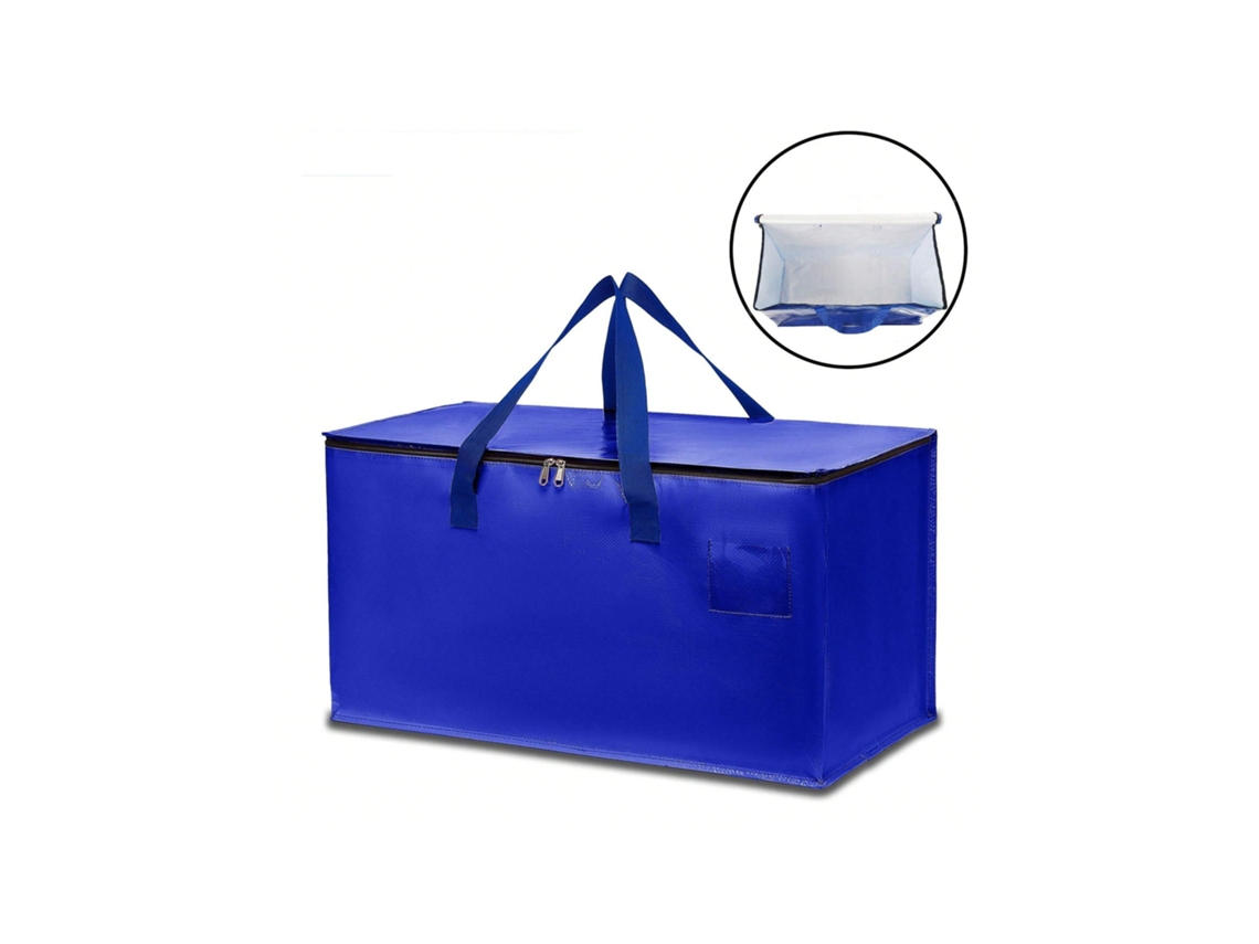 Mala De Mudanças Grande Com Ampla Capacidade, Dobrável E Portátil, Ideal Para Transportar Roupa E Mantas Em Automóveis, 693635cm. Igvtrade