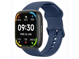 Smartwatch com chamadas Bluetooth, rastreamento multiesportivo, monitoramento de saúde e assistência por voz Blue Bestvite