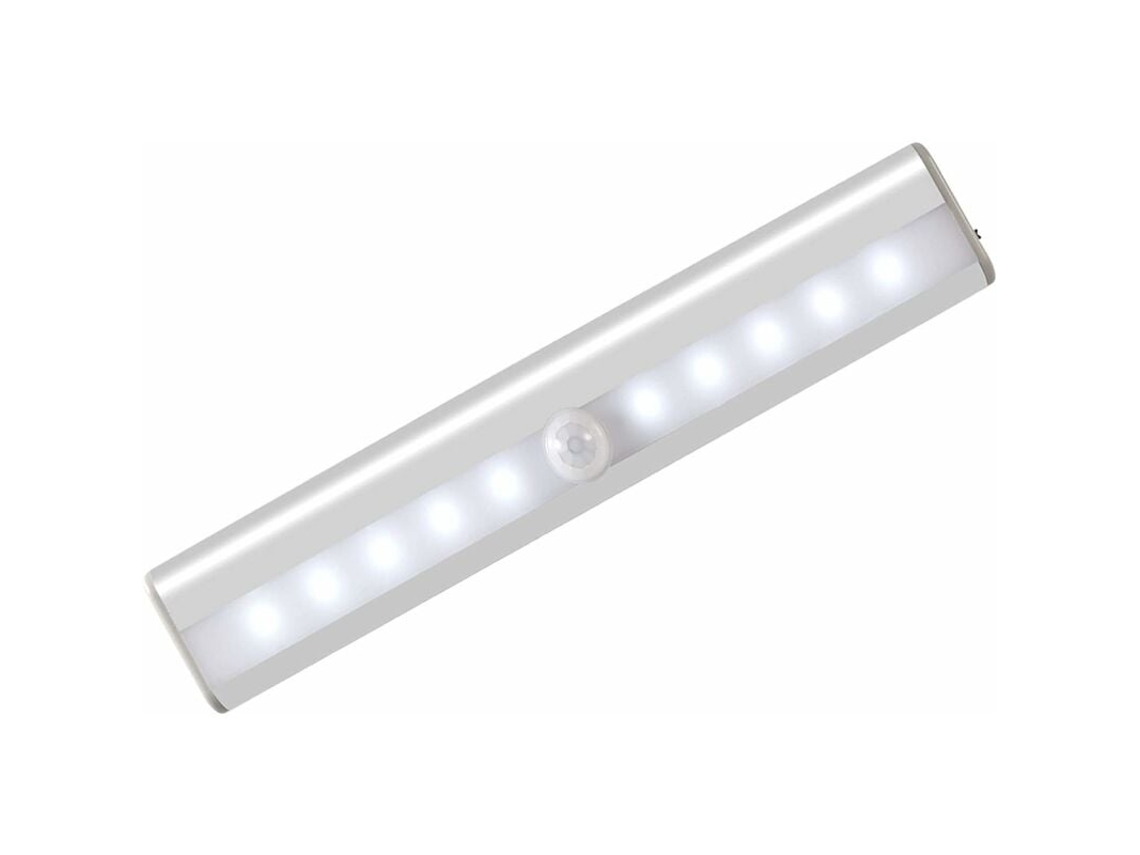 Luz Armário Com Sensor 10 Leds Magnética (usb)
