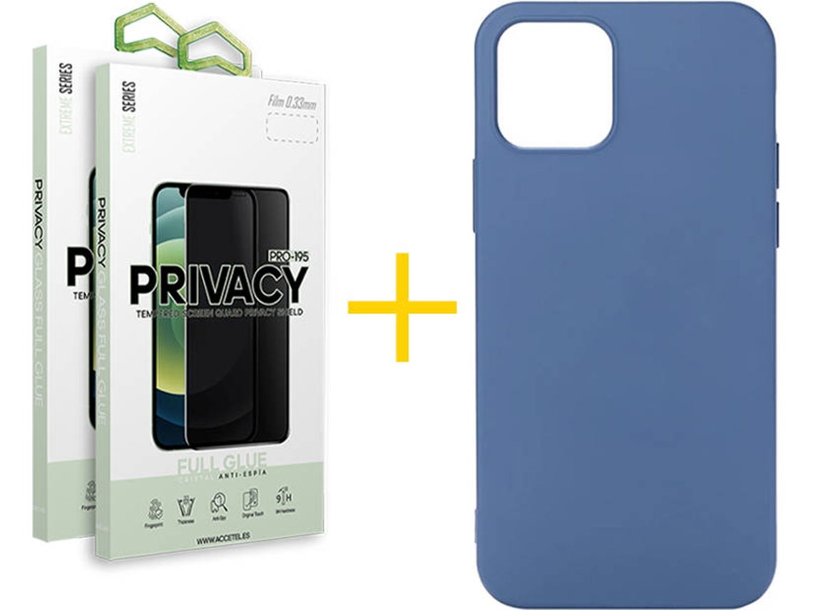 Capa + 2 Películas para iPhone 11 Pro Max SKYHE Azul