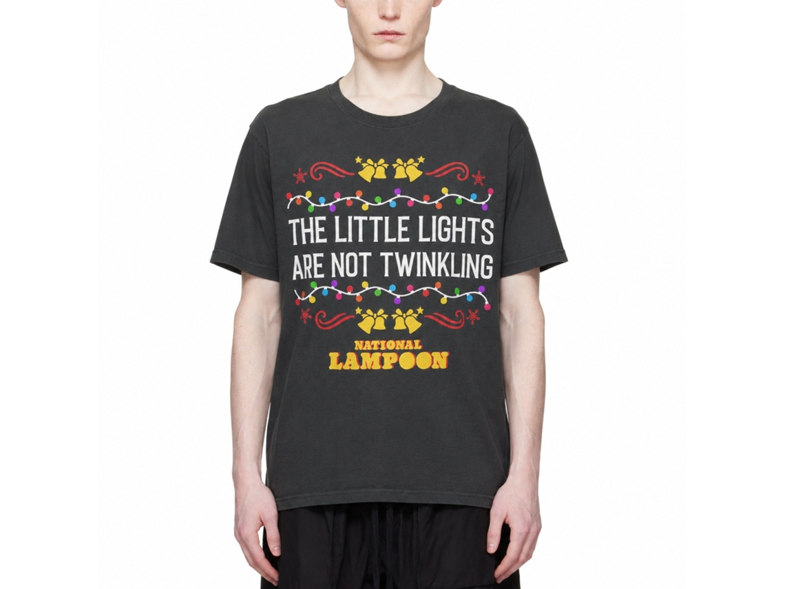 Rockinstone National Lampoon's Christmas Vacation Little Lights T-shirt Size:xxxl