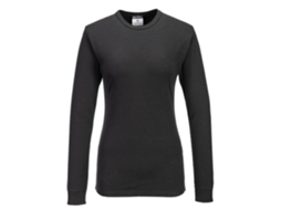 Camiseta Térmica Feminina De Manga Comprida - Conforto E Calor Preto / S