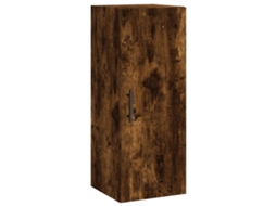 Wall Mounted Cabinet, Wall Mounted Cabinets Vidaxl Marrom Madeira Processada (n/a)