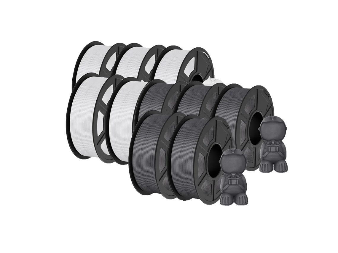Filamento Pla Fosco Para Impressora 3d, Peso De 1,1kg, Impressão Suave,5wt5gy Oem