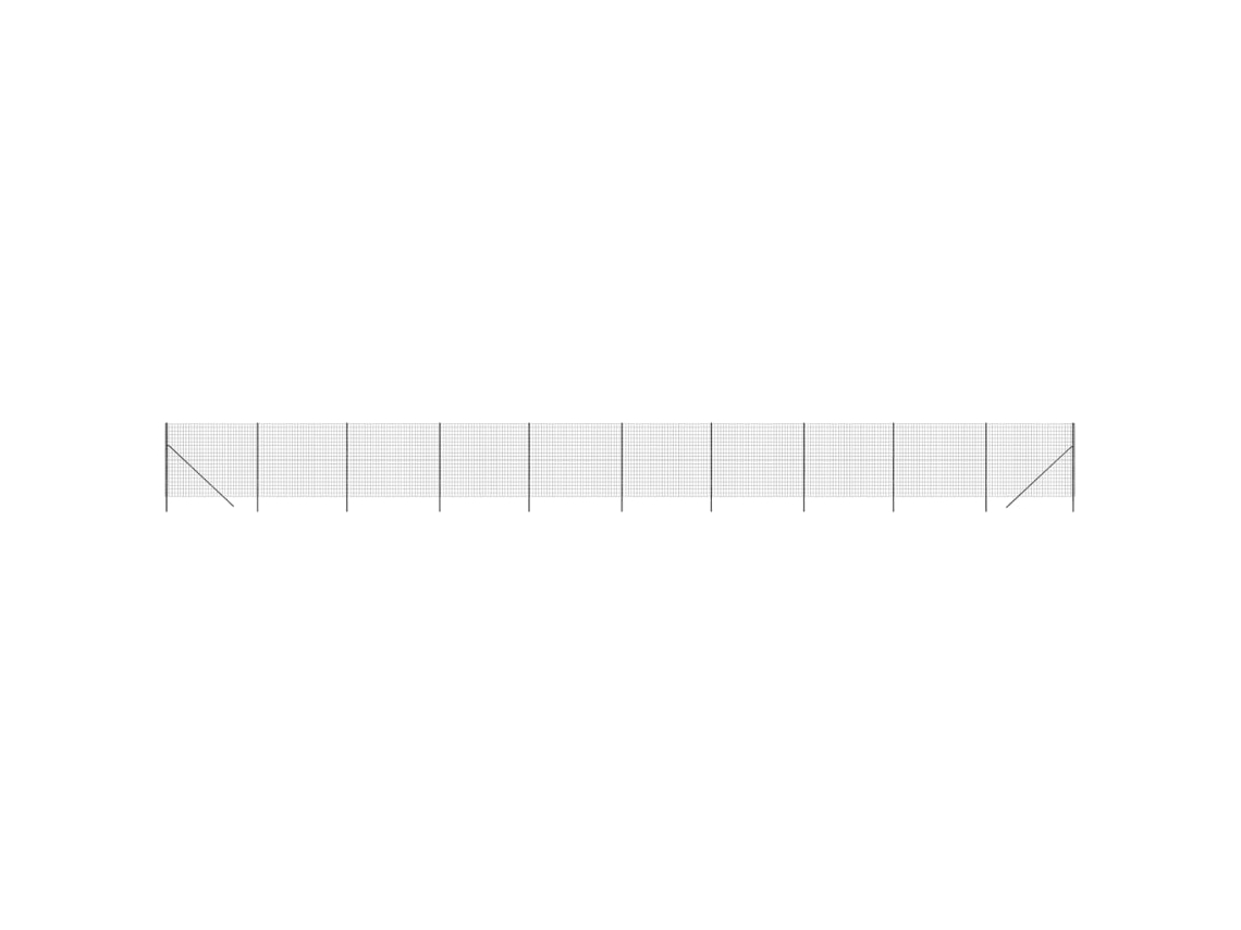 Wire Mesh Fence, Wire Mesh Fences Vidaxl Antracite Aço (1.6 X 25 M)