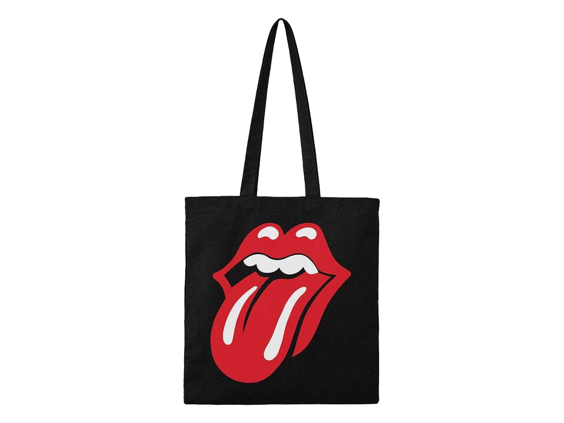 Bolsa AQUAFORGE Clássica, Estilo Rolling Stones, Tamanho Único, Preta