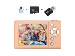 Câmara Digital Tela Hd De 2,8 Polegadas, Zoom De 16x (cartão Laranja De 32 Gb) Cuich