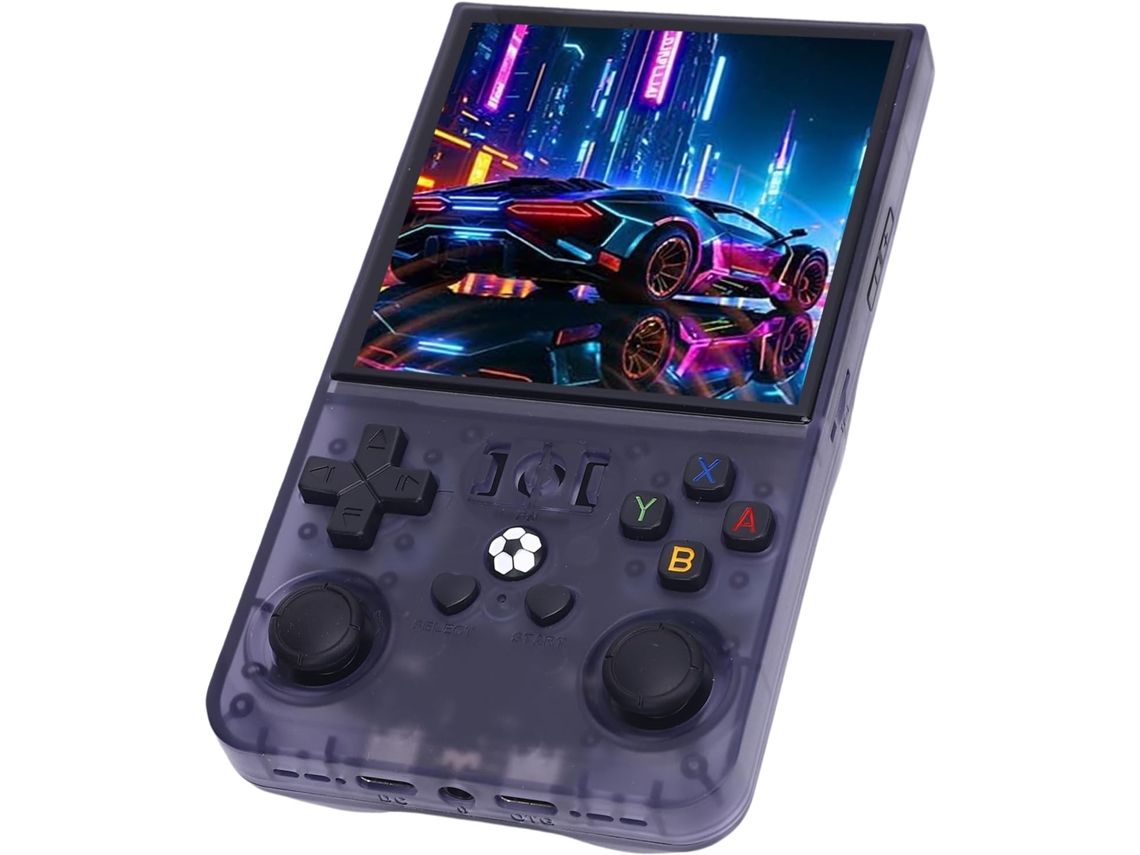 Console portátil SFUSHOS, tela HD 4 polegadas, processador quad RK3326 (720x720)
