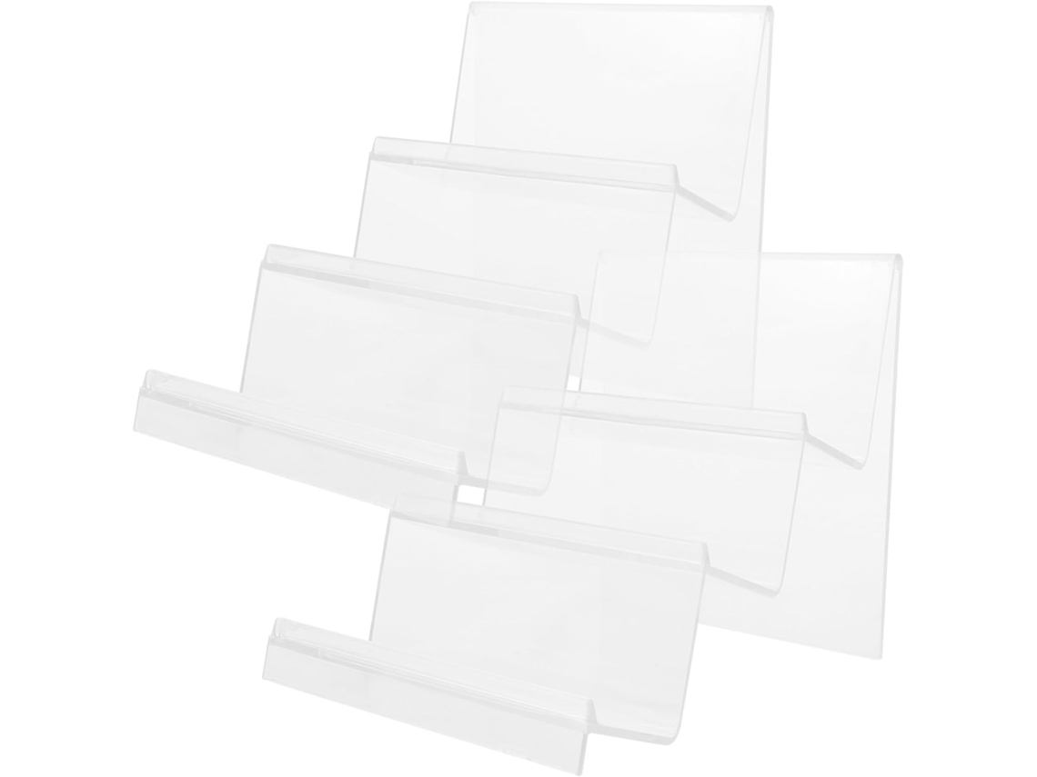 Suporte Para Bolsas Em Acrílico Transparente, 2 Peças, 14cm De Largura, 3 Níveis, Organizador Para Bolsas E Joias