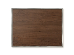Quadro magnético de parede com textura de madeira para quarto Espelharte (80x60 cm)