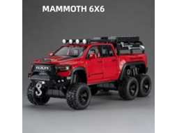 (vermelho) Miniatura De Carro Tiranossauro Rex Em Escala 1:32 Com Efeitos De Som E Luz.