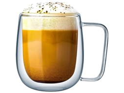 Taza De Vidrio Aislado Doble Pared Resistente Al Calor Transparente Para Café Espresso Cappuccino 250 Ml