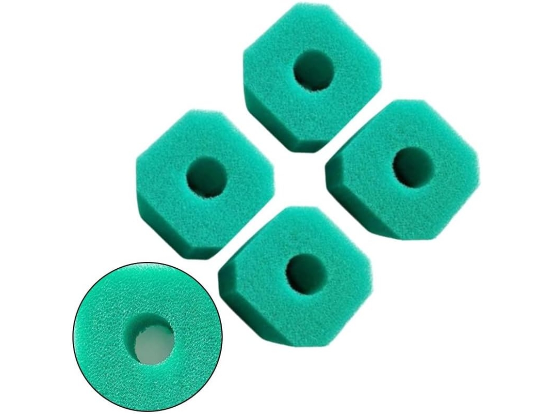 Esponja Verde Para Aspiradores Element Tubes V1 S1, Pacote Com 4