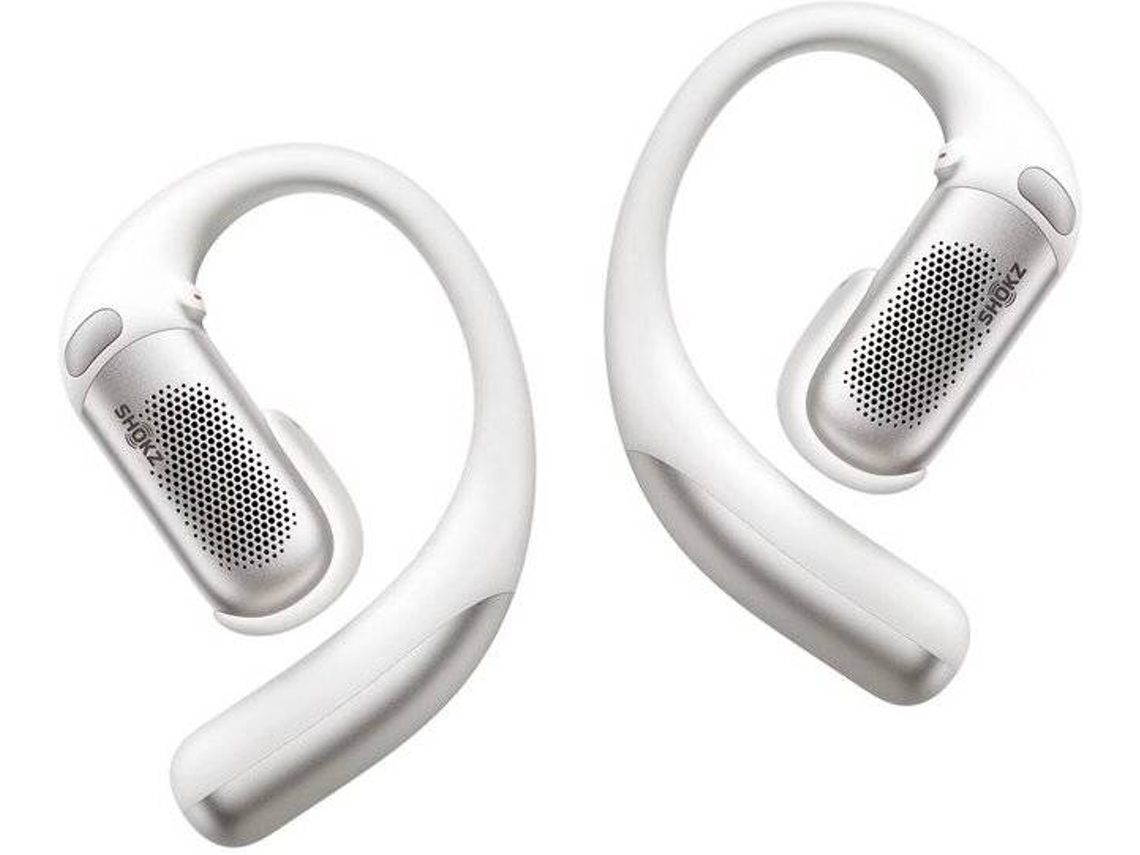 Auriculares Bluetooth True Wireless SHOKZ OpenFit Pro (Ear Hook/Open Ear - Microfone - Branco)