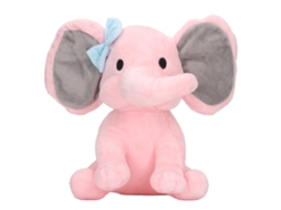 Ats brinquedo de Pelúcia de Elefante Bonito, Macio e Fluffy para Crianças, Decoração de Casa, Rosa, Multiuso, Seguro e Confortável