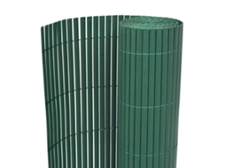 Vidaxl Cerca De Jardim Dupla Face Pvc 90x500 Cm Verde