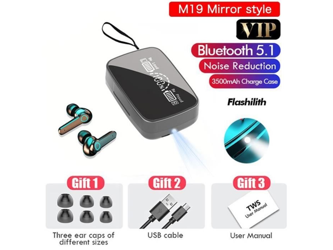 3500 Mah Sem Fio Bluetooth Fones de Ouvido À Prova D'Água Esportes Fones de Ouvido Estéreo com Microfones Hd Novo 7220600