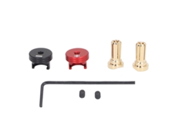 Conjunto De Plugues Banana Com Dissipador De Calor Para Bateria Rc Carros Off Road 1/10 5mm