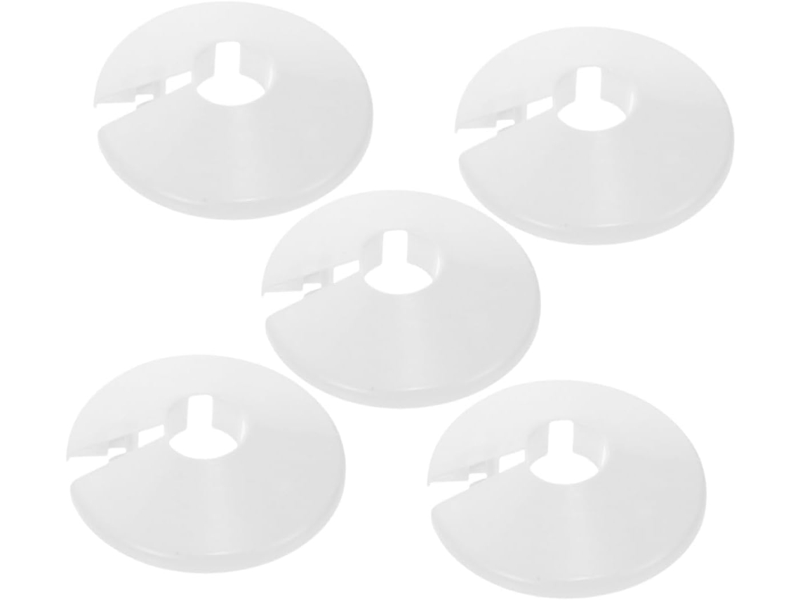 Conjunto De 5 Peças De Flange Para Chuveiro Com Tampa Para Cano De Água, Substituição Para Flange De Gokoco