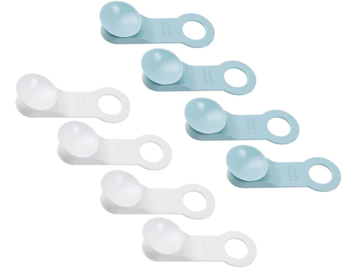 Conjunto De 8 Peças Para Levantar O Assento Do Vaso Sanitário, Alça De Tampa Em Tpr, Anti-contato