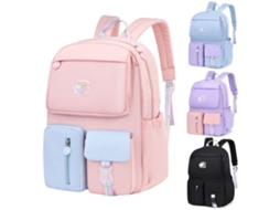 Mochilas Escolares Impermeáveis​​ para Crianças, nas Cores Azul e Rosa BRILVIBERA