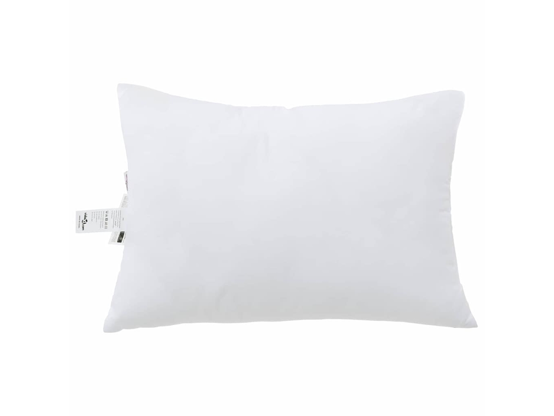Conjunto 2 Decoração De Almofada Vidaxl Branco Algodão (90 X 70 X 20 Cm)
